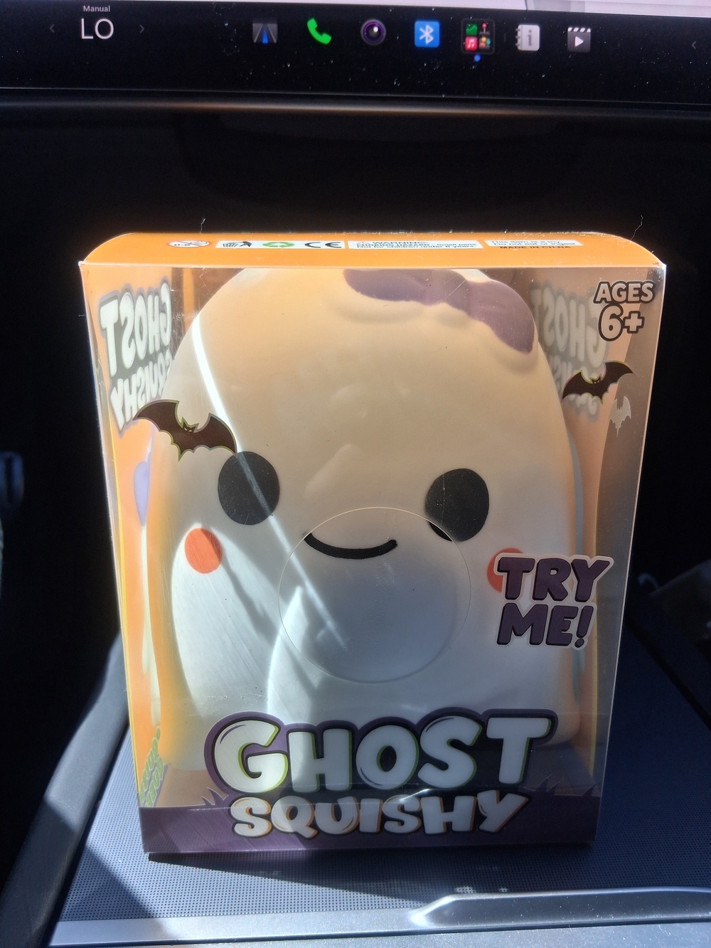 Ghost Squishy Kids Toy - White Ghost